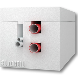 Elgocell 4-rörskulvert för värme och varmvatten Elgocell 4-rörskulvert för värme och varmvatten