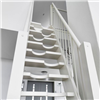 ATAB design Spartrappa Angelstad, vitmålad furu