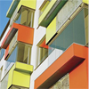 Formica VIVIX® fasadpaneler som balkongbeklädnad