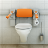 PLUS toalettarmstöd, orange