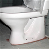 Stomljudsdämpande Sylomer® Akustikband WC under WC-stol