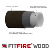 FitFire® Wood insatsrör
