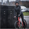 Svart cykelbox, för förvaring av cyklar