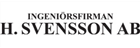 Svensson AB, Ingeniörsfirma H h_svensson_logo
