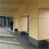 Marmoroc Composite fasadskiva, Resecentrum Örnsköldsvik, väggar och undertag