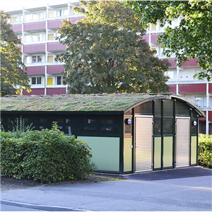 Förråd Tellus Duo med sedumtak Förråd Tellus Duo med sedumtak