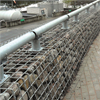 Vector Wall® Gabionsväggar/gabioner med stenlager och integrerat räcke, Jönköbing Energi, Torsvik