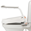 Etac Hi-Loo snedställd toalettsittsförhöjare med armstöd