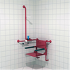 Trident Utrustning för duschar, Click-on-duschsits på Linido handtag för två väggar