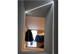 LED-linje i butik