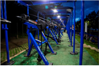 Utegym med justerbara vikter Inkluderande utegym